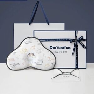 miami Baby Cloud 100%cotton pillow- White and Gray